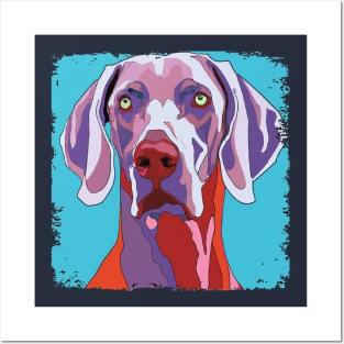 Weimaraner Pop Art - Dog Lover Gifts Posters and Art